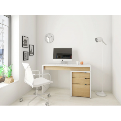 Chrono Desk 400921 (Natural Maple/White)